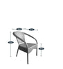 Virasat Outdoor Patio Seating Set 2 Chairs and 1 Table Set (Silver)-VIRASAT FURNITURE & FURNISHING