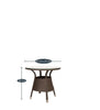 Virasat Outdoor Patio Seating Set 2 Chairs and 1 Table Set (Brown)-VIRASAT FURNITURE & FURNISHING