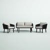 Virasat Outdoor Sofa Set 2 Seater, 2 Single Seater And 1 Table Set Braided & Rope-VIRASAT FURNITURE & FURNISHING