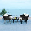 Virasat Outdoor Sofa Set 2 Seater, 2 Single Seater And 1 Table Set Braided & Rope-VIRASAT FURNITURE & FURNISHING