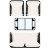 Virasat Outdoor Sofa Set 2 Seater, 2 Single Seater And 1 Table Set Braided & Rope-VIRASAT FURNITURE & FURNISHING