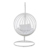 Virasat Single Seater Hanging Swing With Stand For Balcony, Garden Swing (White)-VIRASAT FURNITURE & FURNISHING