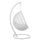 Virasat Single Seater Hanging Swing With Stand For Balcony, Garden Swing (White)-VIRASAT FURNITURE & FURNISHING