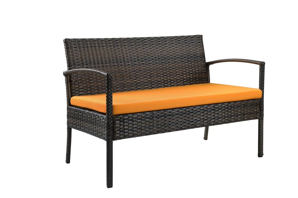 Virasat Outdoor Sofa Set 2 Seater , 2 Single seater and 1 Center Table Set (Brown)-VIRASAT FURNITURE & FURNISHING