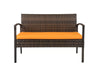 Virasat Outdoor Sofa Set 2 Seater , 2 Single seater and 1 Center Table Set (Brown)-VIRASAT FURNITURE & FURNISHING