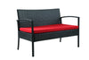 Virasat Outdoor Sofa Set 2 Seater, 2 Single Seater and 1 Center Table Set (Black)-VIRASAT FURNITURE & FURNISHING
