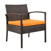 Virasat Outdoor Sofa Set 2 Seater , 2 Single seater and 1 Center Table Set (Brown)-VIRASAT FURNITURE & FURNISHING