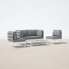 Virasat Outdoor Garden Balcony Sofa Set 2 Seater, 2 Single Seater and 1 Center Table Set Braid & Rope-VIRASAT FURNITURE & FURNISHING
