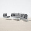 Virasat Outdoor Garden Balcony Sofa Set 2 Seater, 2 Single Seater and 1 Center Table Set Braid & Rope-VIRASAT FURNITURE & FURNISHING