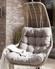 Virasat Single Seater Hanging Swing With Stand For Balcony, Garden Swing (Grey)-VIRASAT FURNITURE & FURNISHING