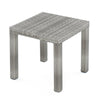 Virasat Outdoor Sofa Set 3 Seater, 2 Single seater, 2 Ottoman, 1 Side table and 1 Center Table (Silver+Dark grey)-VIRASAT FURNITURE & FURNISHING