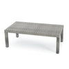 Virasat Outdoor Sofa Set 3 Seater, 2 Single seater, 2 Ottoman, 1 Side table and 1 Center Table (Silver+Dark grey)-VIRASAT FURNITURE & FURNISHING