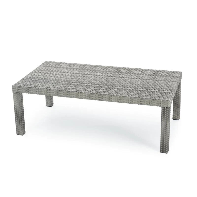 Virasat Outdoor Sofa Set 3 Seater, 2 Single seater, 2 Ottoman, 1 Side table and 1 Center Table (Silver+Dark grey)-VIRASAT FURNITURE & FURNISHING