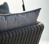 Virasat Three Seater Hanging Swing With Stand Black-VIRASAT FURNITURE & FURNISHING