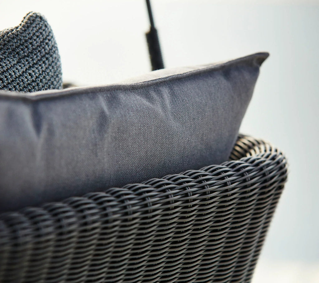 Virasat Three Seater Hanging Swing With Stand Black-VIRASAT FURNITURE & FURNISHING