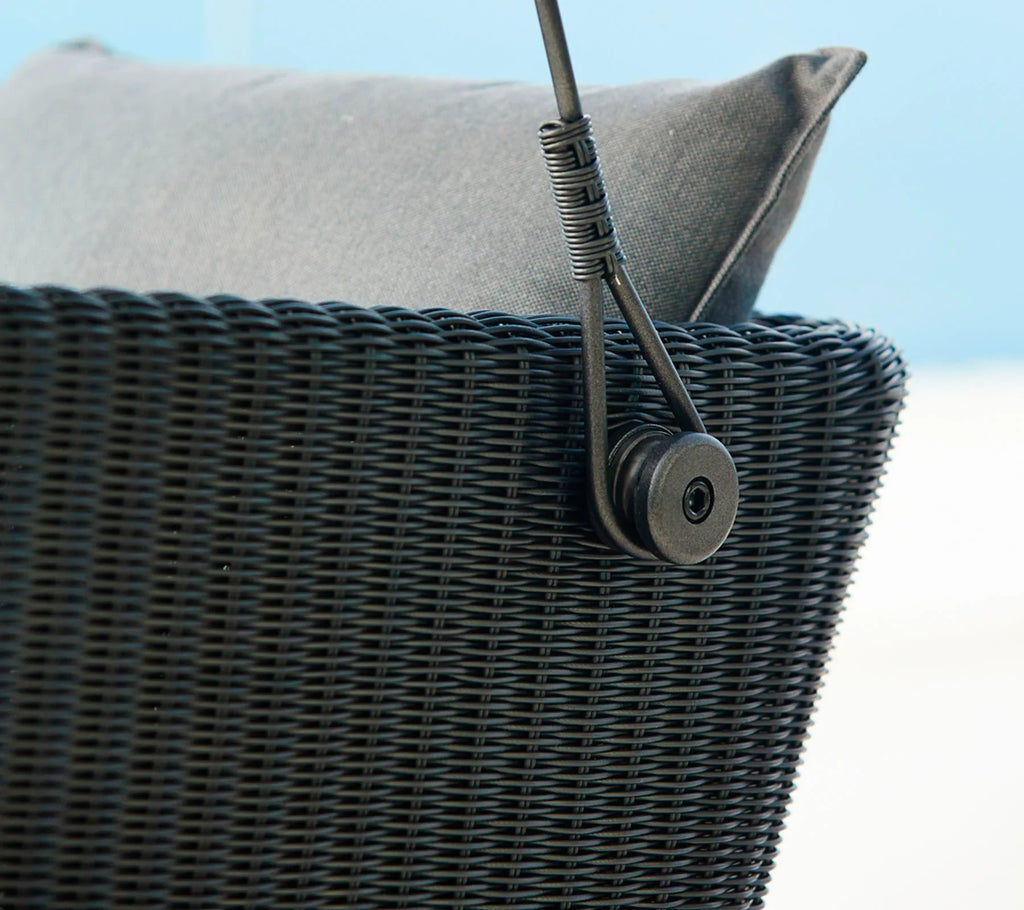 Virasat Three Seater Hanging Swing With Stand Black-VIRASAT FURNITURE & FURNISHING