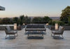 Virasat Outdoor Sofa Set 3 Seater, 2 Single Seater and 1 Center Table (Grey) Braided & Rope-VIRASAT FURNITURE & FURNISHING