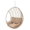 VIRASAT FURNITURE PALERMA SINGLE SEATER HANGING SWING WITHOUT STAND FOR BALCONY & GARDEN SWING (HONEY)