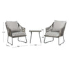Virasat Outdoor Patio Seating Set 2 Chairs and 1 Table Set (Grey)-VIRASAT FURNITURE & FURNISHING