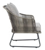 Virasat Outdoor Patio Seating Set 2 Chairs and 1 Table Set (Grey)-VIRASAT FURNITURE & FURNISHING