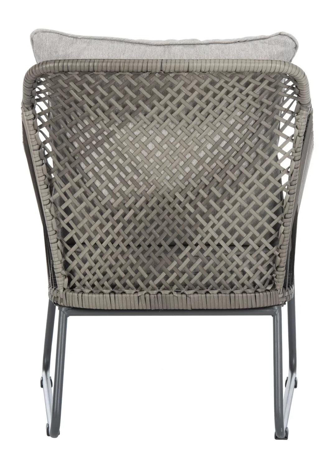 Virasat Aadhan Outdoor Patio Seating Set 2 Chairs and 1 Table Set Grey