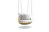 VIRASAT FURNITURE SINGLE SEATER HANGING SWING WITHOUT STAND FOR BALCONY & GARDEN SWING