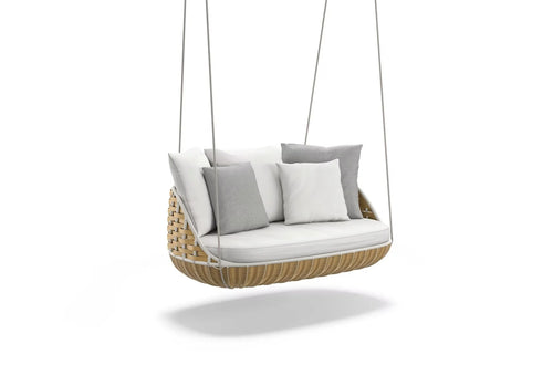 Virasat Double Seater Hanging Swing Without Stand For Balcony, Garden Swing-VIRASAT FURNITURE & FURNISHING