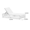 Virasat Outdoor Swimming Poolside Lounger Beige-VIRASAT FURNITURE & FURNISHING