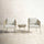 VIRASAT FURNITURE CHIMP OUTDOOR PATIO SEATING SET 2 CHAIRS AND 1 TABLE SET (CREAM) BRAIDED & ROPE