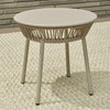 VIRASAT FURNITURE CHIMP OUTDOOR PATIO SEATING SET 2 CHAIRS AND 1 TABLE SET (CREAM) BRAIDED & ROPE