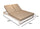 Virasat Outdoor Swimming Poolside Lounger White Relaxer-VIRASAT FURNITURE & FURNISHING
