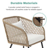 VIRASAT FURNITURE Outdoor Wicker 3-Piece Patio Set