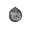VIRASAT FURNITURE FILLIPO SINGLE SEATER HANGING SWING WITHOUT STAND FOR BALCONY & GARDEN SWING (BLACK)