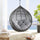 VIRASAT FURNITURE FILLIPO SINGLE SEATER HANGING SWING WITHOUT STAND FOR BALCONY & GARDEN SWING (BLACK)