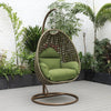 Virasat Single Seater Hanging Swing With Stand For Balcony, Garden (Brown)-VIRASAT FURNITURE & FURNISHING