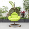 Virasat Single Seater Hanging Swing With Stand For Balcony, Garden (Brown)-VIRASAT FURNITURE & FURNISHING