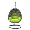 Virasat Single Seater Hanging Swing With Stand For Balcony, Garden (Drak Grey)-VIRASAT FURNITURE & FURNISHING