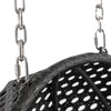 Virasat Double Seater Hanging Swing With Stand For Balcony, Garden Swing (Dark Grey)-VIRASAT FURNITURE & FURNISHING