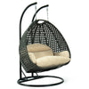 Virasat Double Seater Hanging Swing With Stand For Balcony, Garden Swing (Dark Grey)-VIRASAT FURNITURE & FURNISHING
