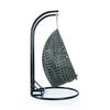 Virasat Double Seater Hanging Swing With Stand For Balcony, Garden Swing (Dark Grey)-VIRASAT FURNITURE & FURNISHING