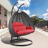 Virasat Double Seater Hanging Swing With Stand For Balcony, Garden Swing (Dark Grey)