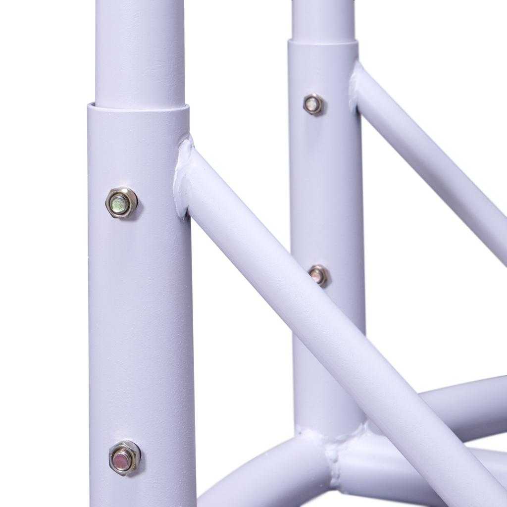 Virasat Double Seater Hanging Swing With Stand For Balcony, Garden Swing (White)-VIRASAT FURNITURE & FURNISHING