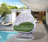 Virasat Double Seater Hanging Swing With Stand For Balcony, Garden Swing (White)-VIRASAT FURNITURE & FURNISHING