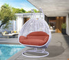 Virasat Double Seater Hanging Swing With Stand For Balcony, Garden Swing (White)-VIRASAT FURNITURE & FURNISHING