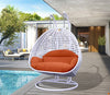 Virasat Double Seater Hanging Swing With Stand For Balcony, Garden Swing (White)-VIRASAT FURNITURE & FURNISHING