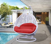 Virasat Double Seater Hanging Swing With Stand For Balcony, Garden Swing (White)-VIRASAT FURNITURE & FURNISHING