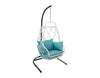 Virasat  Single Seater Hanging Swing With Stand For Balcony, Garden Swing-VIRASAT FURNITURE & FURNISHING