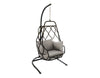 Virasat  Single Seater Hanging Swing With Stand For Balcony, Garden Swing-VIRASAT FURNITURE & FURNISHING