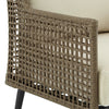 Virasat Outdoor Sofa Set 2 Seater, 2 Single Seater and 1 Center Table (Cream+ Brown)-VIRASAT FURNITURE & FURNISHING