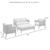 Virasat Outdoor Sofa Set 2 Seater, 2 Single Seater and 1 Center Table (Cream+ Brown)-VIRASAT FURNITURE & FURNISHING